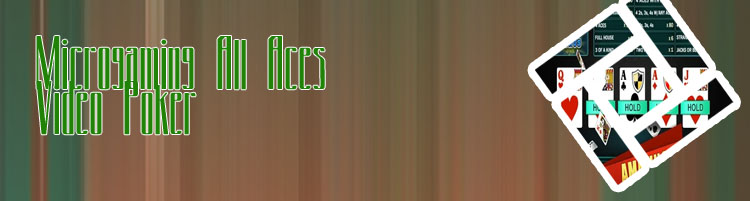 All aces video poker